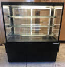 EVOKL120VD Ex-Demo Mastercool Squared Glass Cake Showcase 1200mm Black Finish