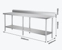Modular System Workbench with Splashback - WBB6-2100/A