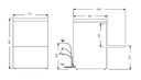 Eurowash EW360E/10A Commercial Undercounter Dishwasher (10A Plug & Play)