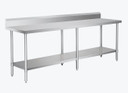 WBB6-2400/A Workbench with Splashback