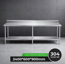 WBB6-2400/A Workbench with Splashback