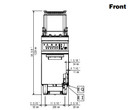 Zanussi 392345 EVO900 - 1 Well Programmable Electric Fryer 23L