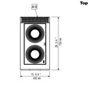 Zanussi 372020 EVO700 - 2 Zone Electric Induction Cooktop