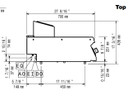 Zanussi 372023 EVO700 - 2 Frontal Zone Electric Induction Cooktop