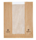 DC875 Fiesta Compostable Food Bags with Glassine Windows (Pack of 1000)