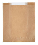 Fiesta DC875 Compostable Food Bags with Glassine Windows (Pack of 1000)
