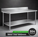 WBB7-1800/A Workbench with Splashback