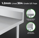 WBB7-1800/A Workbench with Splashback