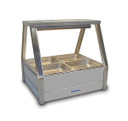 Roband E22 Straight Glass Double Row Commercial Hot Food Display Bar