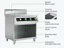 Electmax 700 Series Induction 4-Burner Cooker with Splashback EIC7-800P