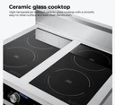 Electmax 700 Series Induction 4-Burner Cooker with Splashback EIC7-800P