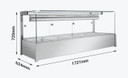Bonvue Square Countertop Wet and Dry Bain Marie BM17SC