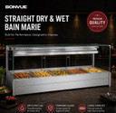 Bonvue Square Countertop Wet and Dry Bain Marie BM17SC