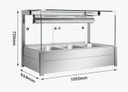 Bonvue Square Countertop Wet and Dry Bain Marie BM11SC