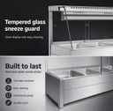 Bonvue Angled Countertop Wet and Dry Bain Marie BM14TC
