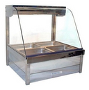 Roband C22RD Curved Glass Hot Food Display with Rear Doors