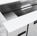 Thermaster Two Door Cold Bench Salad Station 6x1/1 GN Pans PG210FA-XB