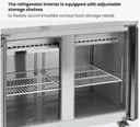 Thermaster PG210FA-XG 6 x GN 1/1 Commercial Cold Salad & Noodle Bar (2140mm Wide)