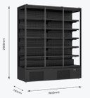 Thermaster Supermarket Panorama 3 Door Chiller Display DC-187B