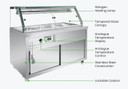 Thermaster Wet and Dry Bain Marie Display 4x1/1 GN Pans PG150FE-XG