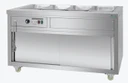 Thermaster PG150FE-XB Commercial Mobile Hot Food Display Bain Marie (600L)