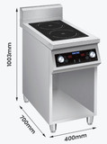 Electmax 700 Series Induction 2-Burner Cooker with Splashback EIC7-400P
