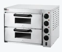 BakerMax EP-2T/15 Double Deck Pizza Oven | 15A Benchtop Oven