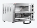 BakerMax EP-2T/15 Double Deck Pizza Oven | 15A Benchtop Oven