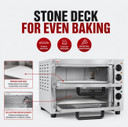 BakerMax Compact Countertop Double Deck Electric Pizza Oven EP-2T/15
