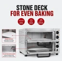 BakerMax EP-2T/15 Double Deck Pizza Oven | 15A Benchtop Oven