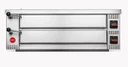 Cookon PO-1 Commercial Electric 2-Deck Pizza Oven (Mild Steel Bases)