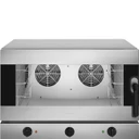 Smeg Professional ALFA425H-2 4-Tray Commercial Humidified Convection Oven (Side-Opening Door)