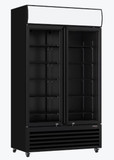 Thermaster LG-730BP Commercial 2-Door Beverage Display Fridge – 730L Capacity