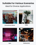 Thermaster Large Two Glass Door Colourbond Upright Drink Fridge LG-1200BP