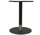 EZ Furn KBTTIDI54BKBKBR Base Table Tivoli Disc 540 Black + Black Brass Collar