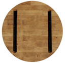 EzFurn TOTIRD70LO Top Table Timber Round 700mm Light Oak