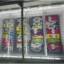 Exquisite SD400 Curved Glass Display Chest Freezers with LED Light