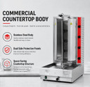 GasMax Semi-automatic 4 Burner NG Kebab Machine KB-4