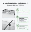 Thermaster SD-406K Curved Glass Sliding Lid Chest Freezer – 406L Display