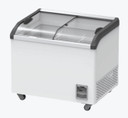 Thermaster SD-306K 306L Commercial Curved Glass Sliding Lid Chest Freezer