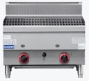 GASMAX JUS-TRH60E 2 Burner Gas Chargrill 605mm | Natural Gas 56Mj