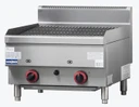 GASMAX JUS-TRH60E 2 Burner Gas Chargrill 605mm | Natural Gas 56Mj