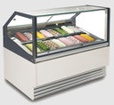 Exquisite IC16T 16 Tubs Ice Cream Scooping Freezer