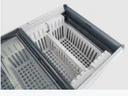 Thermaster WD586G 586L Commercial Chest Freezer with Flat Glass Sliding Lids (1824mm Wide)
