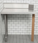 Clean Dish Table with Splashback CDT-1200R