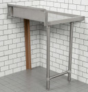 Clean Dish Table with Splashback CDT-600R