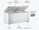 600L Chest Freezer with Stainless Steel Lid
