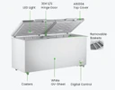 Thermaster BD600F 600L Commercial Chest Freezer with Stainless Steel Lids (1800mm Wide)