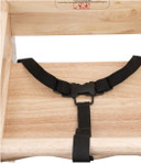 Bolero Wooden High Chair Natural Finish