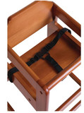 Bolero  Wooden High Chair Dark Wood Finish
